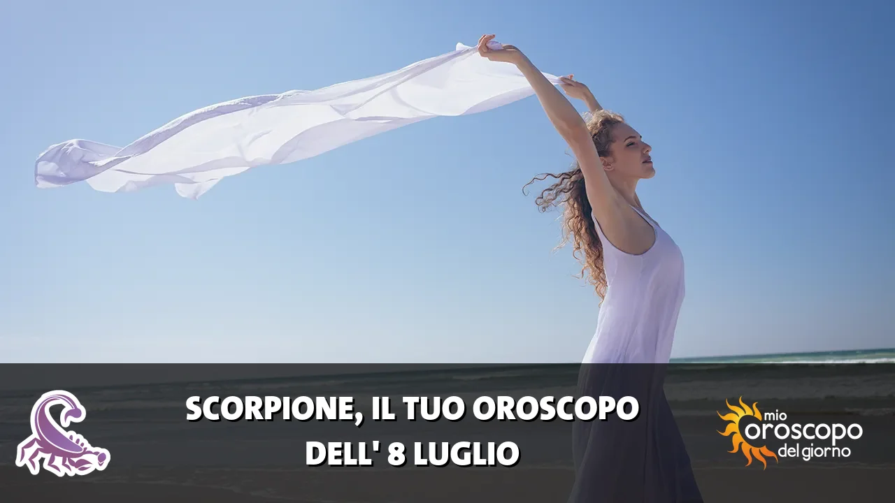 Oroscopo dello Scorpione du mercoledì 8 luglio 2026